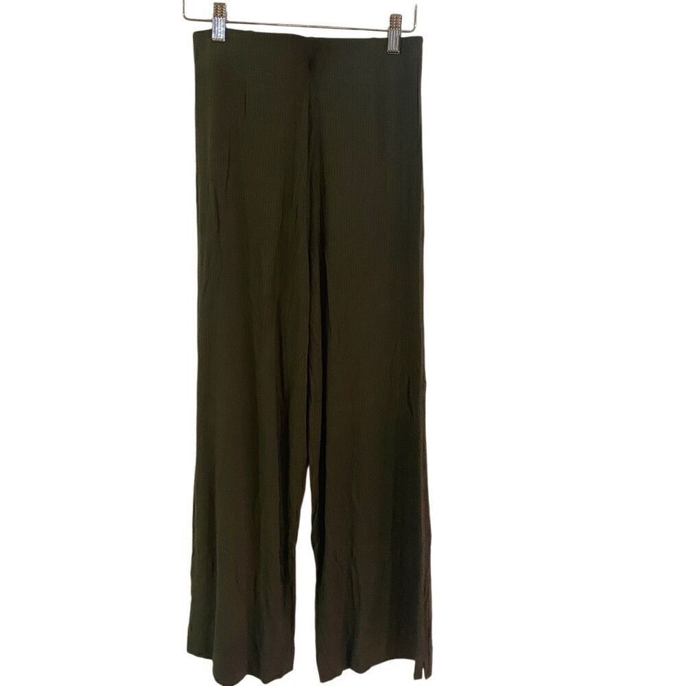 Bobeau NWT dark olive green ridged pants XS wide leg pants comfy